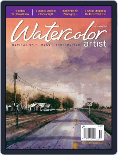 Watercolor Artist December 1st, 2015 Digital Back Issue Cover