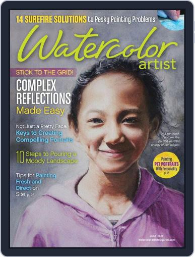 Watercolor Artist June 1st, 2017 Digital Back Issue Cover