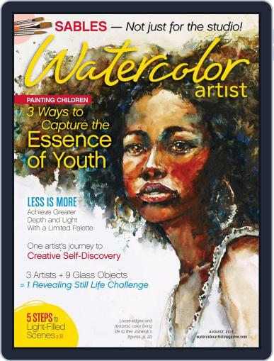 Watercolor Artist August 1st, 2017 Digital Back Issue Cover