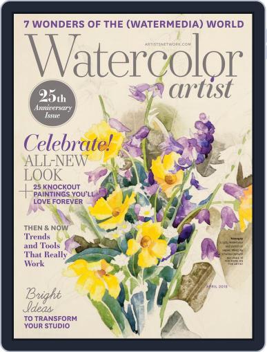 Watercolor Artist January 31st, 2018 Digital Back Issue Cover