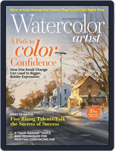 Watercolor Artist December 1st, 2018 Digital Back Issue Cover