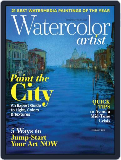 Watercolor Artist February 1st, 2019 Digital Back Issue Cover