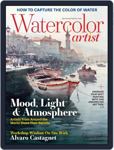 Watercolor Artist August 1st, 2019 Digital Back Issue Cover