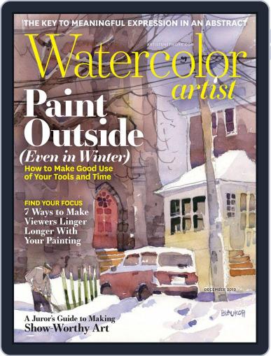 Watercolor Artist December 1st, 2019 Digital Back Issue Cover