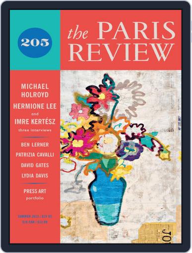 The Paris Review June 12th, 2013 Digital Back Issue Cover