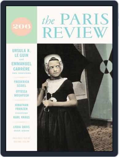The Paris Review September 12th, 2013 Digital Back Issue Cover