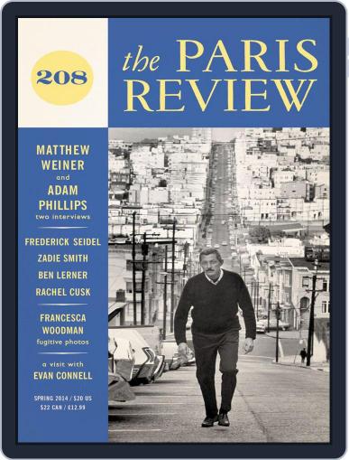The Paris Review March 14th, 2014 Digital Back Issue Cover