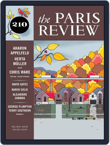 The Paris Review September 15th, 2014 Digital Back Issue Cover