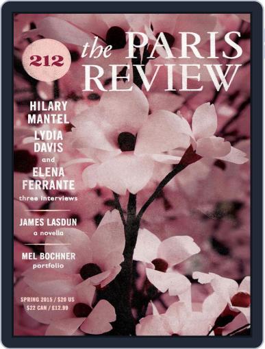 The Paris Review March 13th, 2015 Digital Back Issue Cover