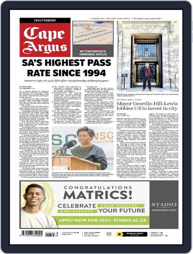 Cape Argus January 19th, 2024 Digital Back Issue Cover