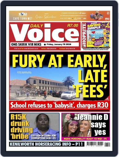 Daily Voice January 19th, 2024 Digital Back Issue Cover