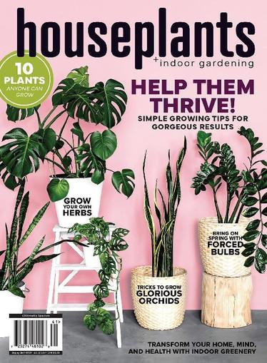 Houseplants + Indoor Gardening January 12th, 2023 Digital Back Issue Cover