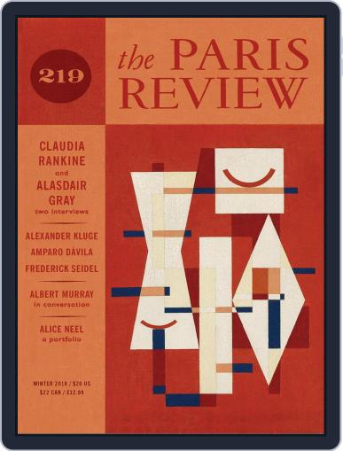 The Paris Review December 1st, 2016 Digital Back Issue Cover