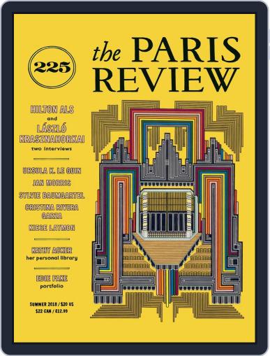 The Paris Review June 1st, 2018 Digital Back Issue Cover