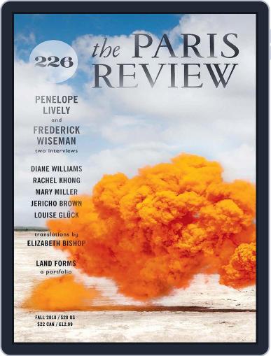 The Paris Review September 1st, 2018 Digital Back Issue Cover