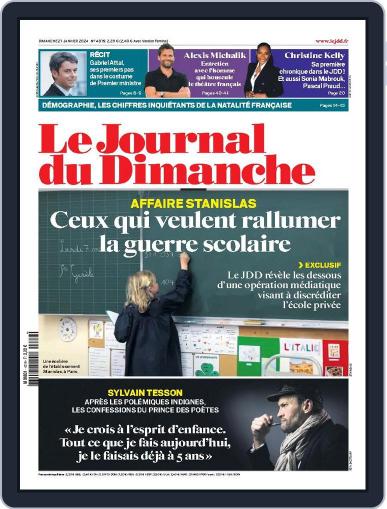 Le Journal du dimanche January 21st, 2024 Digital Back Issue Cover
