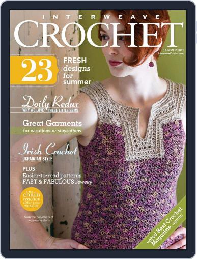 Interweave Crochet June 1st, 2011 Digital Back Issue Cover