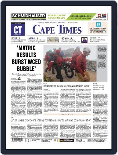 Cape Times January 23rd, 2024 Digital Back Issue Cover
