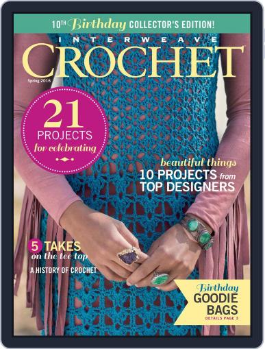 Interweave Crochet February 1st, 2016 Digital Back Issue Cover