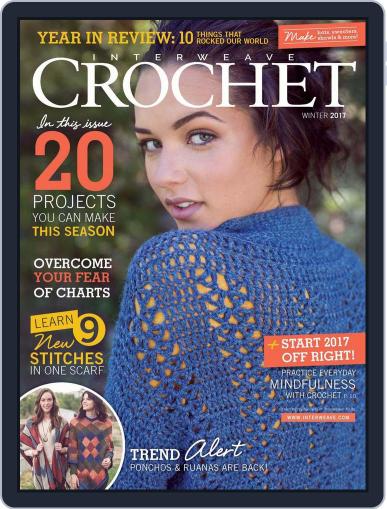 Interweave Crochet January 1st, 2017 Digital Back Issue Cover