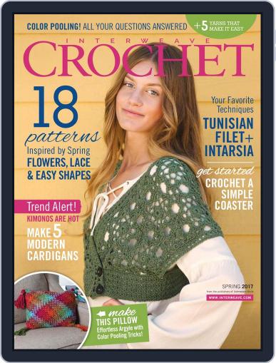 Interweave Crochet February 1st, 2017 Digital Back Issue Cover