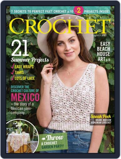 Interweave Crochet June 1st, 2017 Digital Back Issue Cover