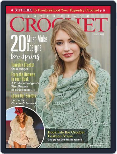 Interweave Crochet February 15th, 2018 Digital Back Issue Cover