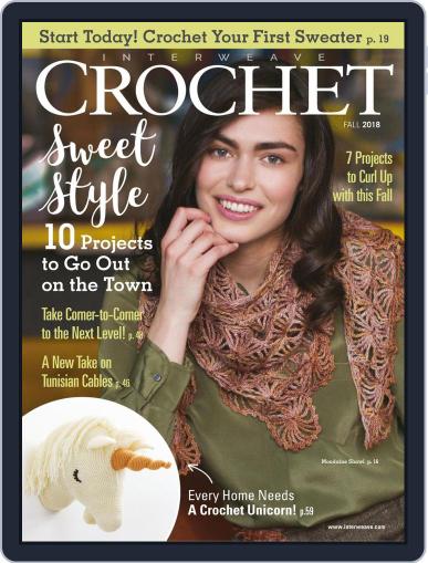 Interweave Crochet August 16th, 2018 Digital Back Issue Cover