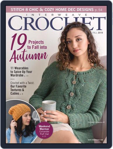 Interweave Crochet August 15th, 2019 Digital Back Issue Cover