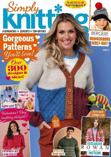 Simply Knitting February 1st, 2024 Digital Back Issue Cover