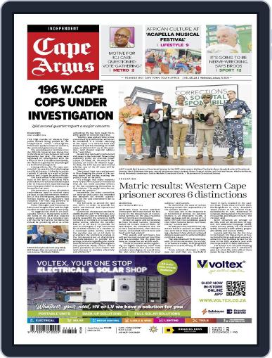 Cape Argus January 24th, 2024 Digital Back Issue Cover