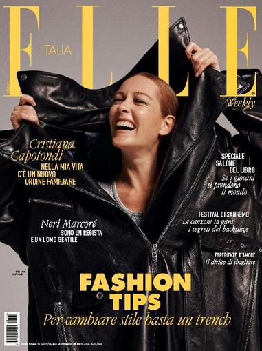 Elle Italia January 25th, 2024 Digital Back Issue Cover