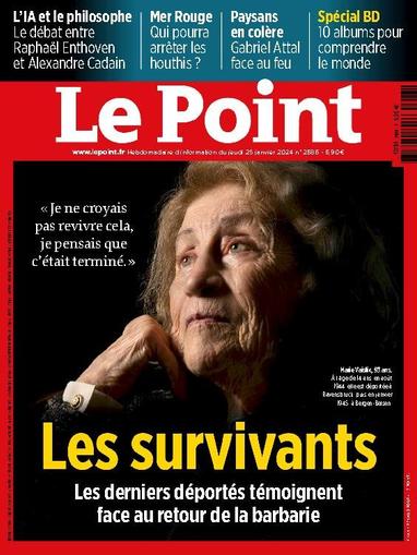 Le Point January 25th, 2024 Digital Back Issue Cover