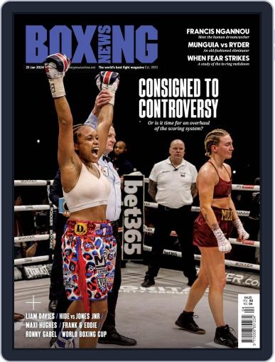 Boxing News January 25th, 2024 Digital Back Issue Cover