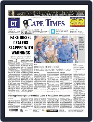 Cape Times January 25th, 2024 Digital Back Issue Cover