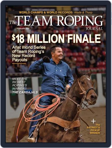 The Team Roping Journal February 1st, 2024 Digital Back Issue Cover