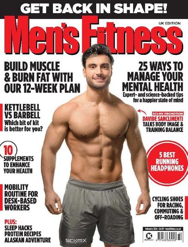 Men's Fitness UK January 26th, 2024 Digital Back Issue Cover