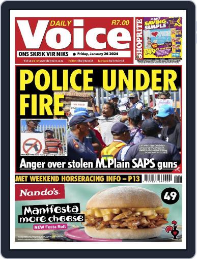 Daily Voice January 26th, 2024 Digital Back Issue Cover