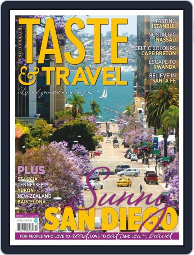 Taste and Travel International April 16th, 2014 Digital Back Issue Cover