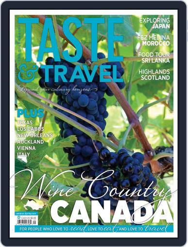Taste and Travel International April 1st, 2017 Digital Back Issue Cover