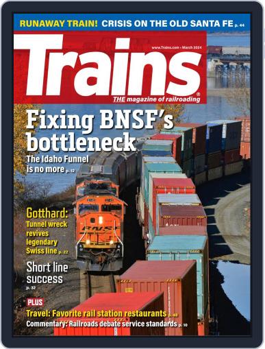 Trains March 1st, 2024 Digital Back Issue Cover