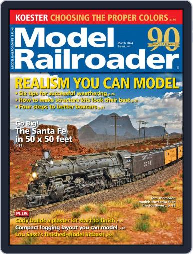 Model Railroader March 1st, 2024 Digital Back Issue Cover