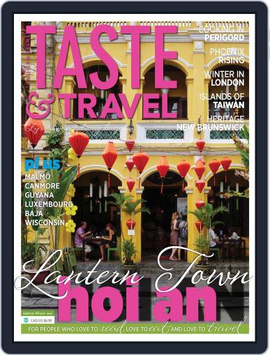 Taste and Travel International January 1st, 2018 Digital Back Issue Cover