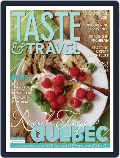 Taste and Travel International April 10th, 2019 Digital Back Issue Cover