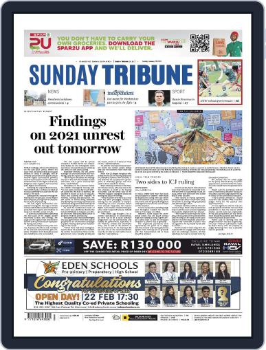 Sunday Tribune January 28th, 2024 Digital Back Issue Cover