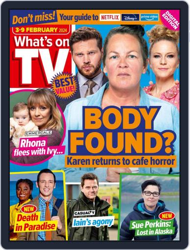 What's on TV February 3rd, 2024 Digital Back Issue Cover