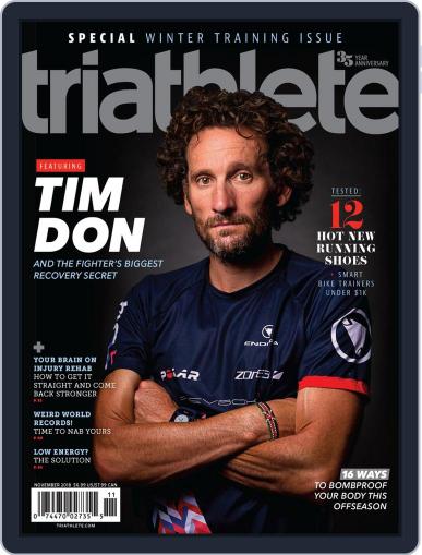 Triathlete November 1st, 2018 Digital Back Issue Cover