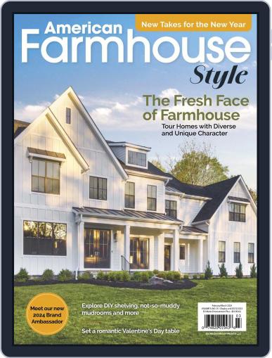 American Farmhouse Style February 1st, 2024 Digital Back Issue Cover