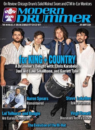 Modern Drummer January 1st, 2024 Digital Back Issue Cover