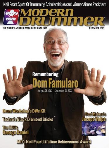 Modern Drummer December 1st, 2023 Digital Back Issue Cover